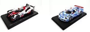 Set 2 Modelli Auto 24h Le Mans: Toyota TS050 + Nissan R390 GT1- 1:43 Spark LM03 - Foto 1 di 9