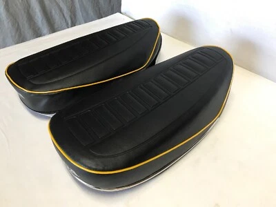 FUNDA ASIENTO HONDA CT70 TRAIL70 FUNDA ASIENTO 1977 A 1979 PERSONALIZADA AMARILLA MUNDO (H286) Foto 1 de 4