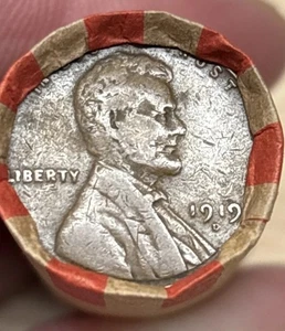 LINCOLN WHEAT CENT ROll 1909-1958 With 1919 D Ender. (W-209) - Picture 1 of 10