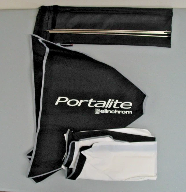 Elinchrom Portalite Softbox 26" x 26" in carry bag, see pictures - Image 1 of 4