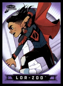 2025 UD Fleer Brilliants Superman Purple 88 Lor-Zod - Imagen 1 de 2
