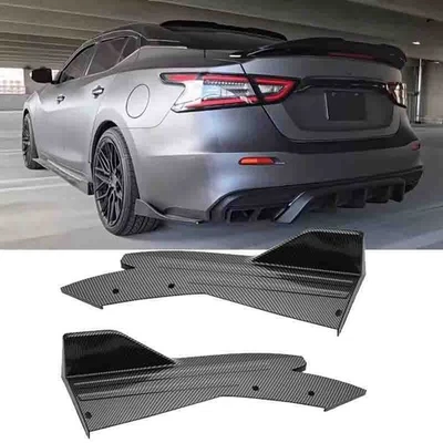 For Nissan Maxima Rear Bumper Lip Spoiler Splitter Diffuser Canard Body Kits — 第 1/4 张图片