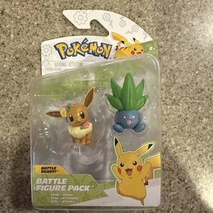 Paquete de figuras de batalla Pokémon 2025 Eevee y Oddish Spring NUEVO - Imagen 1 de 2