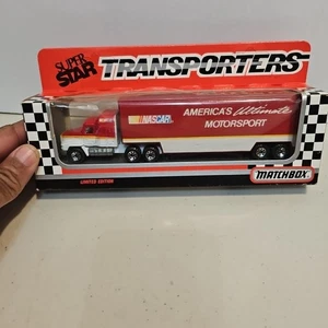 Matchbox America's Ultimate Motorsport 1990 Mack Cab SuperStar Transporter NIB - Picture 1 of 4