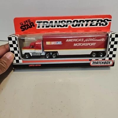 Matchbox America's Ultimate Motorsport 1990 Mack Cab SuperStar Transporter NIB - Image 1 of 4