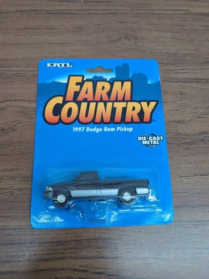 1/64 Ertl Farm Toy Black Dodge  Pickup Truck  - Image 1 of 3