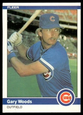 1984 Fleer Gary Woods Chicago Cubs #507 - Image 1 of 2