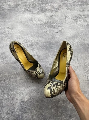 Just Cavalli Designer Women’s Shoes High-Heel Size 38 Made in Italy Vntg Roberto - Image 1 of 4