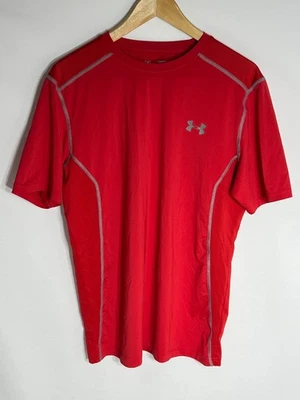 Under Armour Compression T-shirt Raid Training | Men's | Red/Grey | Medium - Image 1 of 4
