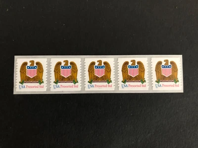 U.S. Stamps, Scott # 3271, PNC5 # 11111, (10c) Eagle & Shield, w/ No Back #, MNH - Image 1 of 2