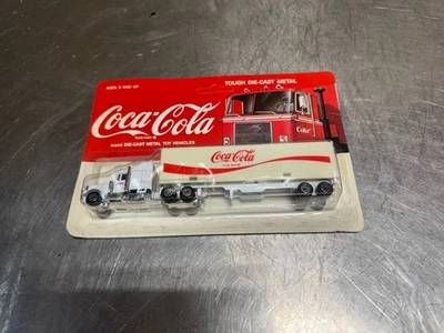 Rare Vintage 1979 Hartoy Coca Cola Semi Truck, White, 1/87, NIB Sealed Shelfwear - Image 1 of 2