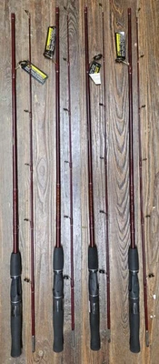 HT First Cast 6ft Medium Pole 2-Piece FCS-602       "Lot of 4" - Image 1 of 3