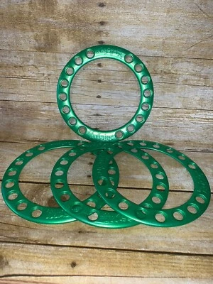 PEÇAS DE REPOSIÇÃO PARA JOGOS TWISTER HOOPLA 4 ANÉIS DE PLÁSTICO VERDE - Imagem 1 de 4