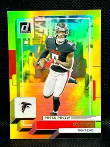 2022 Donruss Premium - KYLE PITTS #227 - Gold Press Proof Holo Prizm - FALCONS - Picture 1 of 2