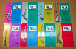 1960 1961 The Gun Report Magazine 23 ISSUE LOT 2 Complete Years - Bild 1 von 3