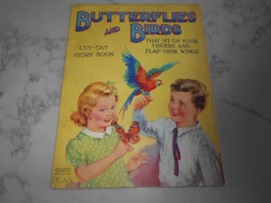 Butterflies & Birds: Cut Out Story Book. Dean& Sons. UK 1960s. Unused. - Picture 1 of 7