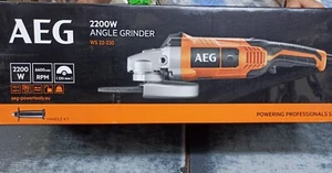AEG WS 22-230 2200WATT PROFESSIONAL LARGE ANGLE GRINDER - Picture 1 of 2