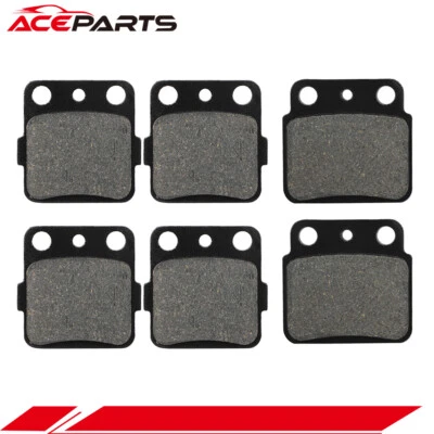 Pastillas de freno delanteras y traseras de fibra de carbono para Suzuki LT250R 2x4 Quadracer 250 1987-92 Foto 1 de 2