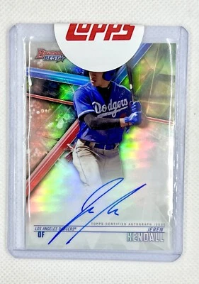 2018 Bowman’s Best JEREN KENDALL Auto Prospect ROOKIE Card RC Topps Sealed - Image 1 of 2