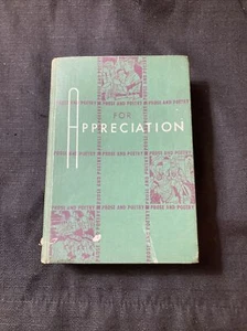 Vintage Prose and Poetry for Appreciation: H. Ward McGraw Illustrated 1950 - Imagen 1 de 9