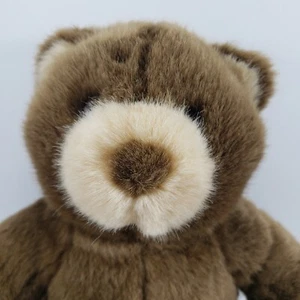 "Muñeca de peluche vintage Build a Bear Workshop BABW oso marrón nariz peluda 12" - Imagen 1 de 9