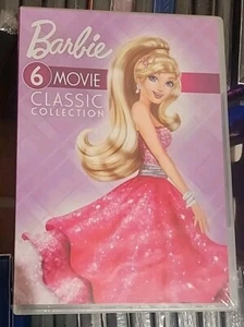 Sealed New BARBIE 6 Movie Classic Collection DVD RAPUNZEL, SWAN LAKE, THUMBELINA - Picture 1 of 2
