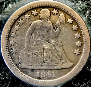 1841-O Sitzende Freiheit Silber Groschen AUSWAHL FEIN KOSTENLOSER VERSAND. - Bild 1 von 6