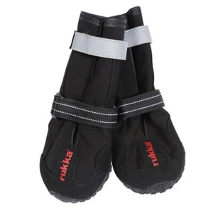 Botas protectoras para perro Rukka Pets Proff al aire libre impermeables aventura negras - Imagen 1 de 2
