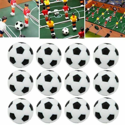 MARKENLOS 12x Bälle Mini Tischfußball Tischkicker 31mm Kicker Ball Ersatzbälle Kickerbälle