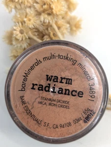 Polvo suelto BIG💋BareMinerals multitarea RESPLANDOR CÁLIDO .85 g/.03 oz - Imagen 1 de 4