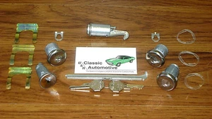 Complete Locks Set GM Key Door + Trunk + Ignition +Glove Box 16pc 67 Camaro Nova - Picture 1 of 4