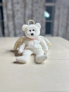 Ty Beanie Babies Halo l'Angelo Orso Giocattolo 1998 RITIRATO - Foto 1 di 5
