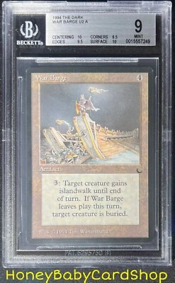 MTG The Dark 1994 War Barge BGS 9.0 MINT Old School 93/94 - Image 1 of 4