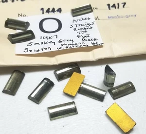 Vtg Rectangle Rhinestone PB Flat Craft Repair Jewelry Lot Some Swarovski WG 7002 - Picture 1 of 31