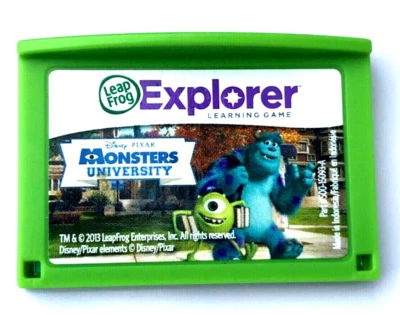 Leapfrog Leapster Explorer Monsters University  Game Leap Pad 2,3,GS,XDi Ultra - Image 1 of 3