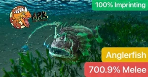 ark survival ascended pve 700.9% Melee Anglerfish, 100% Imprinting