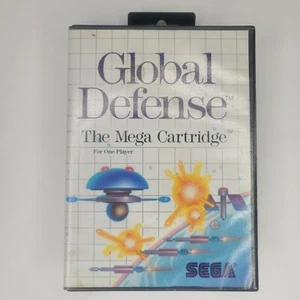 Global Defense Sega Master System 1987 Tested & Working - Picture 1 of 7