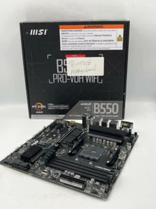 Placa madre Msi B550m Pro-vdh Wifi Microatx **LEER POR FAVOR** - Imagen 1 de 10