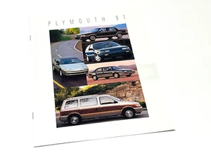 Folleto Plymouth Acclaim Sundance Voyager 1991 láser Colt Vista - Imagen 1 de 1