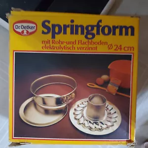 Vintage Springform von Dr. Oetker austauschbare Tortenpfannen noch in OVP - Bild 1 von 4
