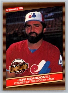 1986 Donruss Highlights Jeff Reardon #14 - Bild 1 von 2