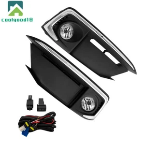Fog Lights Lamps For 2019-2020 Honda Civic w/Cover Switch kits Right&Left Side - Bild 1 von 14