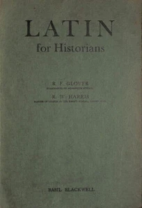 Latin For Historians by Glover, R F; Harris, R W - Imagen 1 de 1