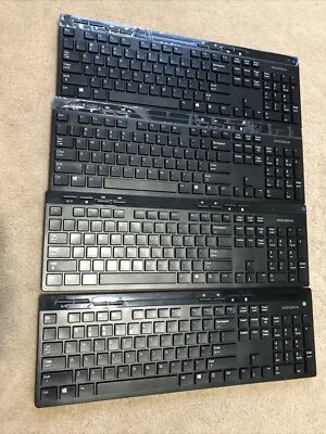 LOT 4X - INSIGNIA WIRELESS KEYBOARD FOR WINDOWS / MAC - CLAVIER SANS FIL  - Image 1 of 3