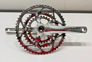 Juego de bielas triples Truvativ Rouleur 170 mm 53/39/30 GXP plata aluminio LIMPIO - Imagen 1 de 8