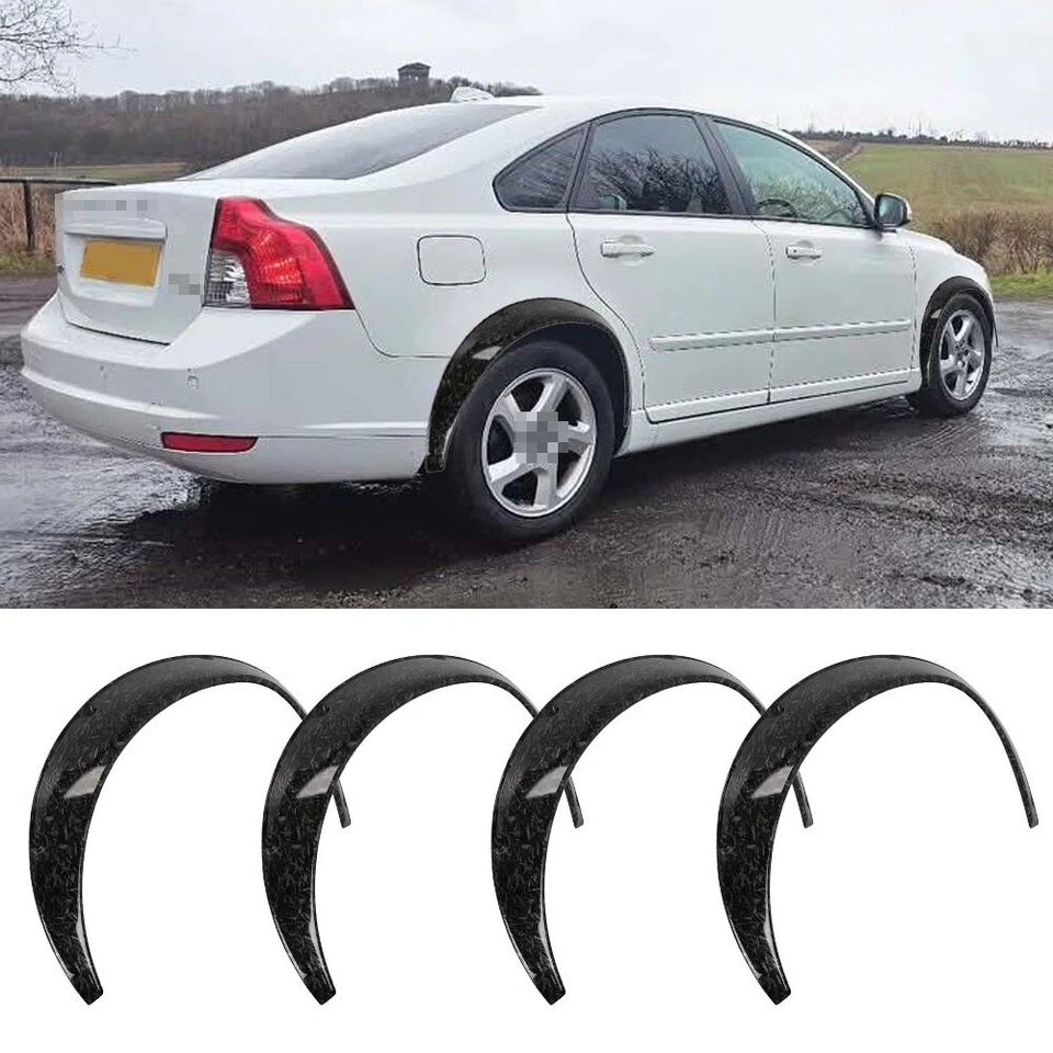 Kit de arcos de rueda acampanados guardabarros de 3,5" carrocería extra ancha para Volvo S40 S60 S80 S90 V60 Foto 1 de 4