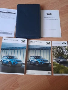 NEW RANGE ROVER EVOQUE (2015 - 2018) OWNERS MANUAL - HANDBOOK - WALLET - Picture 1 of 3