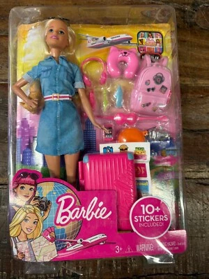 Barbie Dreamhouse Adventures Muñeca de Viaje y 10+ Accesorios NUEVO EMBALAJE DAÑADO Foto 1 de 3