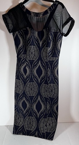 VETEMENTS Abito elegante Enfocus Studio aderente blu donna taglia 8