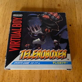 Teleroboxer Nintendo Virtual Boy 1995 Game Cartridge With Box Manual